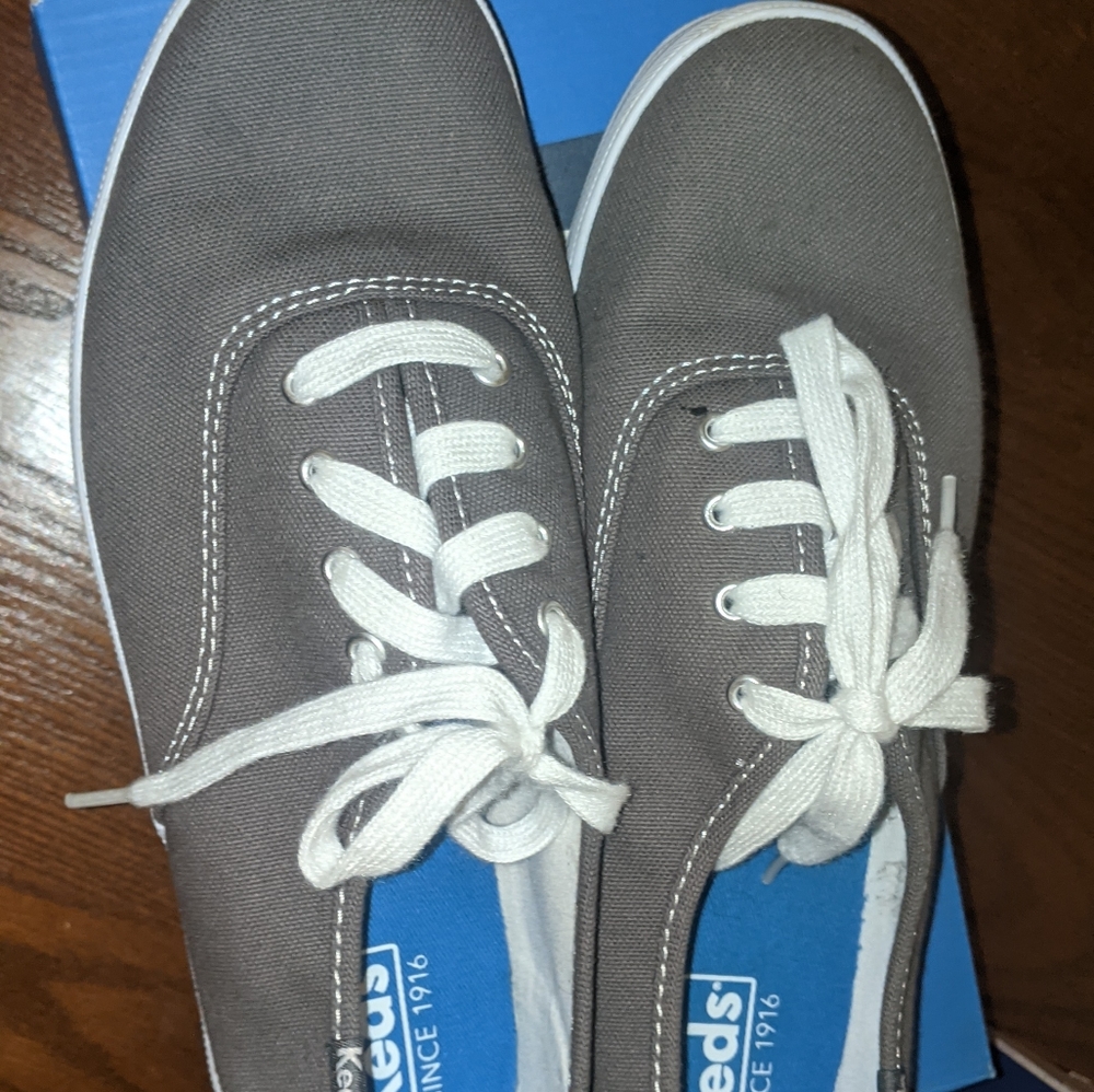 Grey sneakers